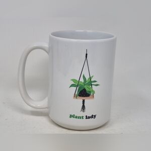 White Ceramic Plant Lady Mug
